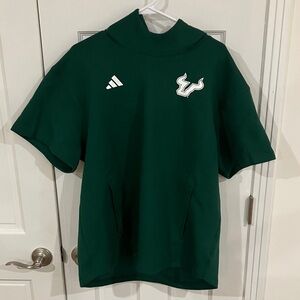 Adidas Green short sleeve hoodie